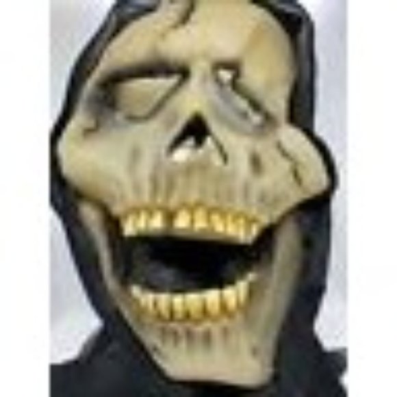 Skull Skeleton Halloween Mask Ghost Death Latex Creepy Scary Full Face Horror... - Picture 10 of 16